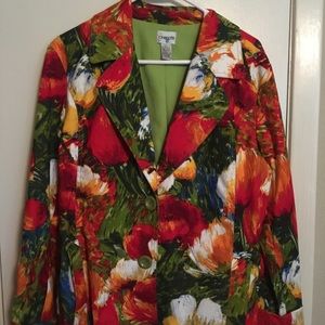 Chico’s size 2 beautiful colorful blazer
